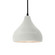 Radiance One Light Pendant in Matte White (102|CER-6560-MAT-MBLK-BKCD)