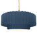 Radiance One Light Pendant in Midnight Sky w/ Matte White (102|CER-6555-MDMT-NCKL-BEIG-TWST)