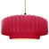 Radiance One Light Pendant in Cerise (102|CER-6555-CRSE-MBLK-BEIG-TWST)