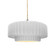 Radiance One Light Pendant in Gloss White (outside and inside of fixture) (102|CER-6553-WTWT-NCKL-BEIG-TWST)