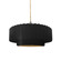 Radiance One Light Pendant in Carbon Matte Black w/ Champagne Gold (102|CER-6553-CBGD-NCKL-BEIG-TWST)