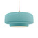 Radiance One Light Pendant in Reflecting Pool (102|CER-6545-RFPL-BRSS-BEIG-TWST)