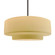 Radiance One Light Pendant in Muted Yellow (102|CER-6545-MYLW-NCKL-RIGID)
