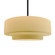 Radiance One Light Pendant in Muted Yellow (102|CER-6545-MYLW-MBLK-RIGID)