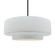 Radiance LED Pendant in White Crackle (102|CER-6545-CRK-BRSS-BEIG-TWST-LED1-700) Radiance LED Pendant in White Crackle (102|CER-6545-CRK-BRSS-BEIG-TWST-LED1-700)