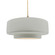 Radiance One Light Pendant in Bisque (102|CER-6545-BIS-BRSS-BEIG-TWST)