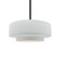 Radiance One Light Pendant in Gloss White (102|CER-6543-WHT-MBLK-RIGID)