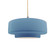 Radiance One Light Pendant in Sky Blue (102|CER-6543-SKBL-NCKL-BEIG-TWST)