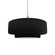 Radiance One Light Pendant in Carbon - Matte Black (102|CER-6543-CRB-NCKL-BEIG-TWST)