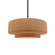 Radiance One Light Pendant in Adobe (102|CER-6543-ADOB-NCKL-RIGID)