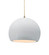 Radiance One Light Pendant in Gloss White (102|CER-6533-WHT-ABRS-BEIG-TWST)