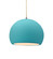 Radiance One Light Pendant in Reflecting Pool (102|CER-6533-RFPL-NCKL-BEIG-TWST)