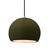 Radiance One Light Pendant in Matte Green (102|CER-6533-MGRN-NCKL-BKCD)