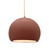 Radiance One Light Pendant in Canyon Clay (102|CER-6533-CLAY-ABRS-BEIG-TWST)