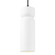 Radiance One Light Pendant in Carrara Marble (102|CER-6510-STOC-ABRS-BEIG-TWST)