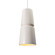 Radiance LED Pendant in Gloss White (102|CER-6430-WHT-NCKL-BEIG-TWST-LED1-700)