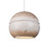 Radiance One Light Pendant in Hammered Pewter (102|CER-6415-HMPW-ABRS-BEIG-TWST)