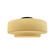 Radiance One Light Semi-Flush Mount in Muted Yellow (102|CER-6363-MYLW-MBLK)