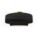 Radiance One Light Semi-Flush Mount in Gloss Black (102|CER-6363-BLK-BRSS)