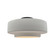 Radiance One Light Semi-Flush Mount in Bisque (102|CER-6363-BIS-MBLK)