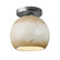 Radiance One Light Semi-Flush Mount in Hammered Pewter (102|CER-6353-HMPW-NCKL)