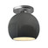Radiance One Light Semi-Flush Mount in Gloss Grey (102|CER-6353-GRY-NCKL)