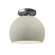 Radiance One Light Semi-Flush Mount in White Crackle (102|CER-6350-CRK-NCKL)