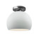 Radiance LED Semi-Flush Mount in Canyon Clay (102|CER-6350-CLAY-NCKL-LED1-700)