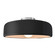 Radiance One Light Semi-Flush Mount in Gloss Black w/ Matte White (102|CER-6345-BKMT-NCKL)