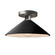 Radiance One Light Semi-Flush Mount in Gloss Black (102|CER-6330-BLK-NCKL)