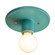 Radiance One Light Flush-Mount in Muted Yellow (102|CER-6275-MYLW)