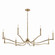 Malene Eight Light Chandelier in Champagne Bronze (12|52697CPZ)