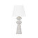 Steinway One Light Table Lamp in Aged Brass/Ceramic Snowbank (70|L5537-AGB/CNB)