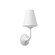 Winnipeg One Light Wall Sconce in White Plaster (70|2801-WP)