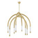 Zeme LED Chandelier in Vintage Polished Brass (68|471-48-VPB)