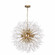 The Night Sky Milky Way 12 Light Chandelier in Warm Brass (374|H24105G-12)