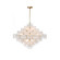 Jacobella 16 Light Chandelier in Warm Brass (374|H24104-16BS)