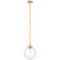 Parkington LED Pendant in Antique-Burnished Brass (268|CHC 5540AB-CG)