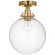 Parkington LED Flush Mount in Antique-Burnished Brass (268|CHC 4526AB-CG)