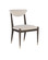 Side Chair in Coffee Brown/Antique Brass (142|7000-0962)