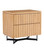 Indeo Collection Nightstand in Washed Oak/Black (142|3000-0292)
