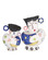 Osamu Objects Set of 2 Objects Set of 2 in White/Multicolor (142|1200-0864)
