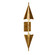 Canary Two Light Wall Sconce in Antique Brass (314|DWI17)