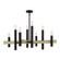 Helsinki Eight Light Chandelier in Bronze with Antique Brass (107|49996-07)