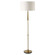 Faro One Light Floor Lamp in Brushed Antique Brass (52|30374) Faro One Light Floor Lamp in Brushed Antique Brass (52|30374)