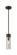 Downtown Urban One Light Mini Pendant in Oil Rubbed Bronze (405|617-1S-OB-G617-8SM)