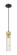 Downtown Urban One Light Mini Pendant in Black Antique Brass (405|617-1P-BAB-G617-11SCL)