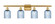 Ballston Four Light Bath Vanity in Satin Gold (405|516-4W-SG-G559-5BL)