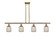 Ballston Four Light Island Pendant in Brushed Brass (405|516-4I-BB-G559-5ME)