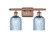Ballston Two Light Bath Vanity in Antique Copper (405|516-2W-AC-G559-5BL)